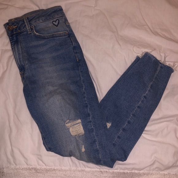 Light high-waisted skinny jeans - Picture 3 of 5